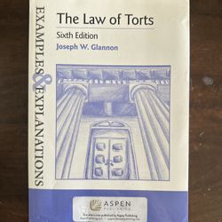 Glannon Torts Book