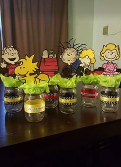 Charlie brown center pieces