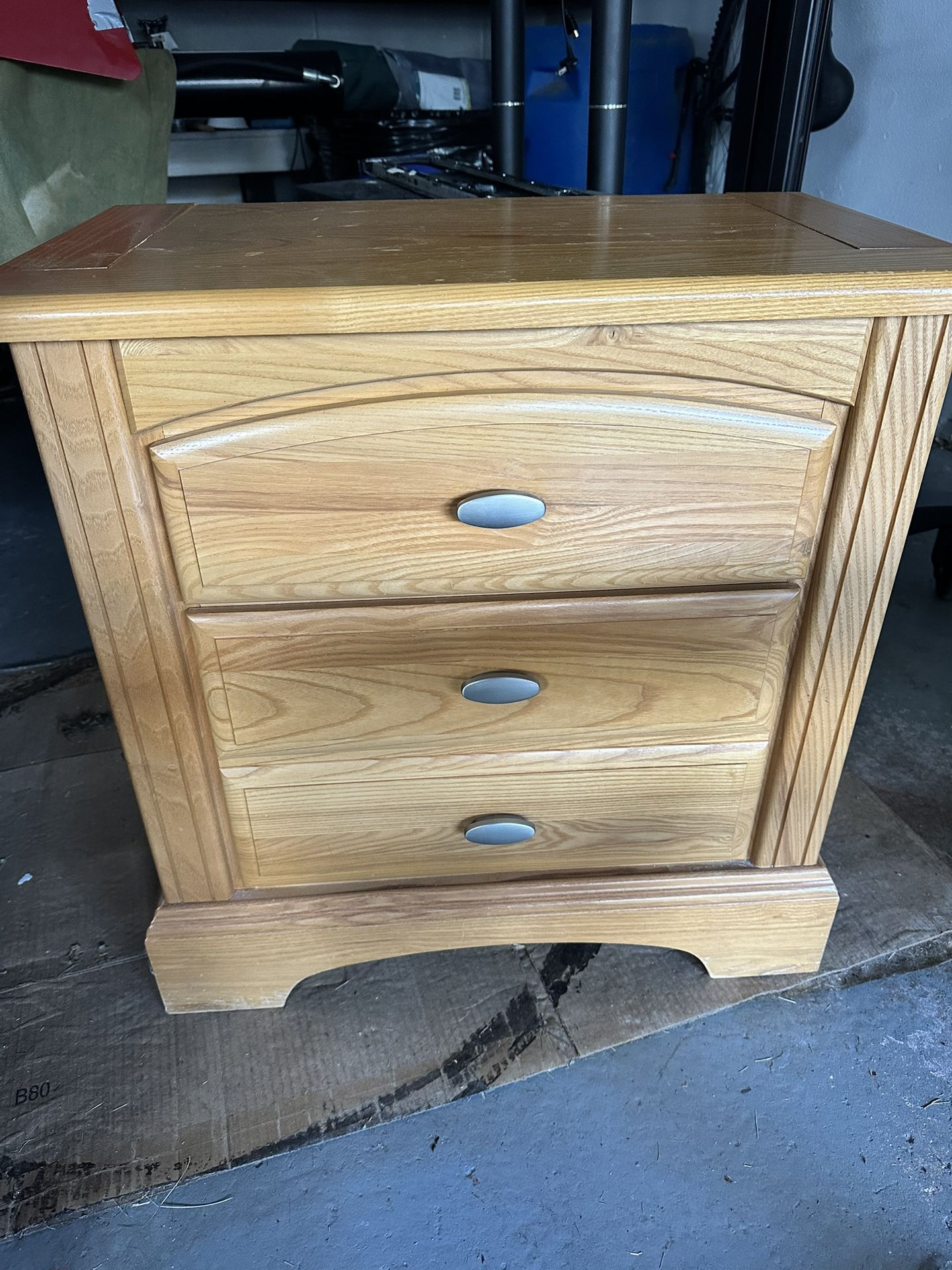 Oak Bedside Table