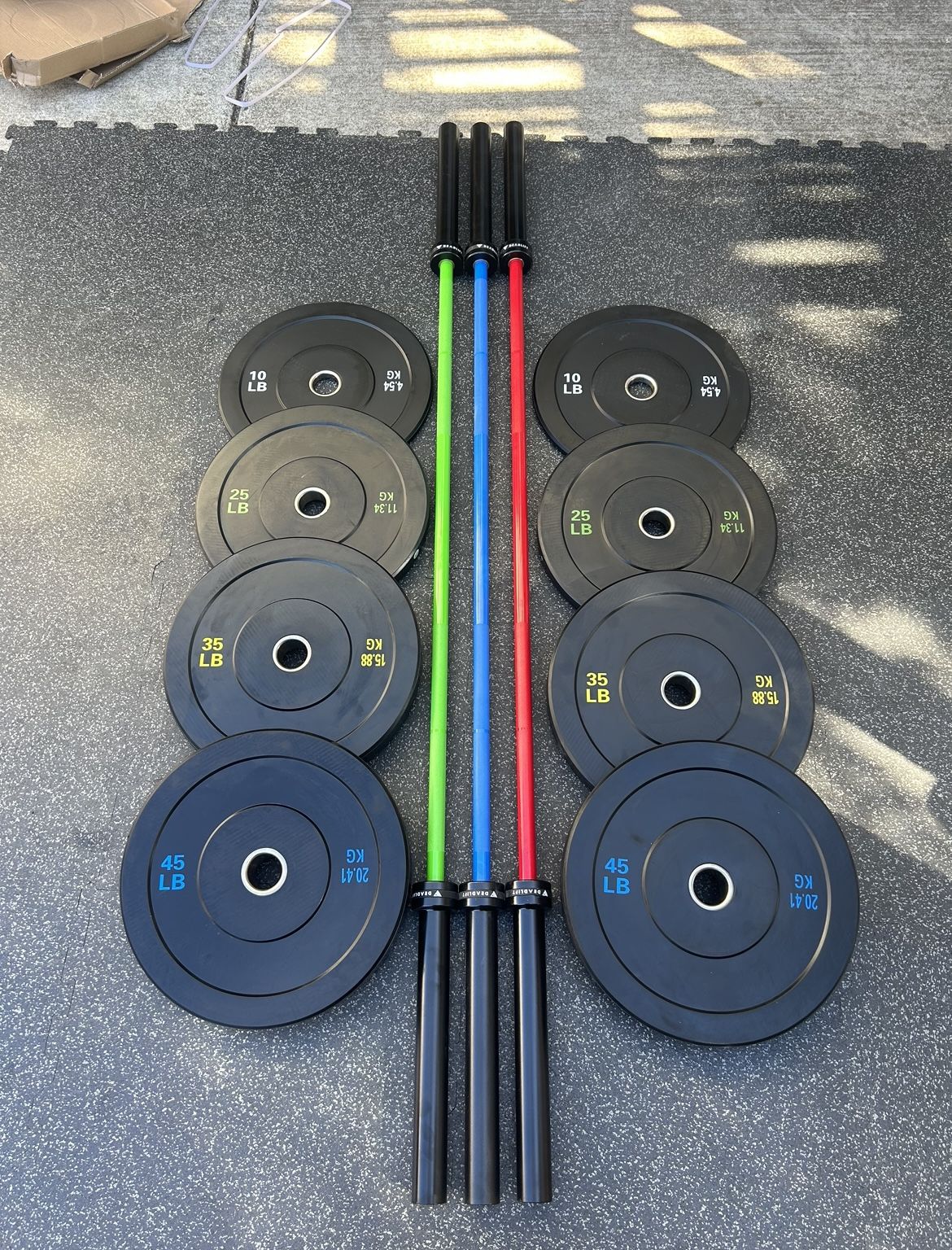 Olympic Weight Set And Barbell