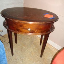 Wooden side table