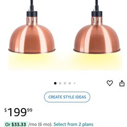 YMJOINMX 2 Pack Food Heat Lamps