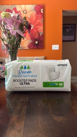 Adult bladder control booster pads
