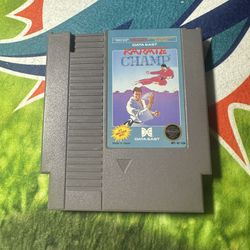KARATE CHAMP FOR NES CLEANED AND TESTED