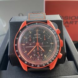 Omega Swatch Lava