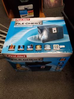 First Alert File Chest New Unopened