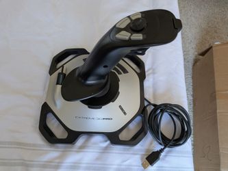 Logitech extreme 3D game controller for flight simulator.