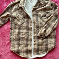 Bella Rose Boutique Flannel Fleece Lined Jacket