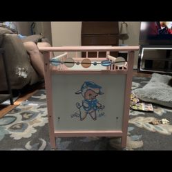 Vintage Doll Crib Bed 1950s 60s