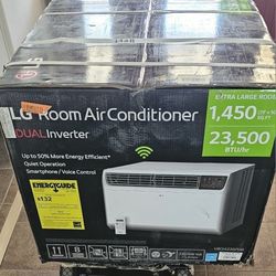 LG 23,500 BTU 230V Dual Inverter Smart Window Air Conditioner, 1450sq.ft 