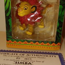 Simba Christmas Ornament