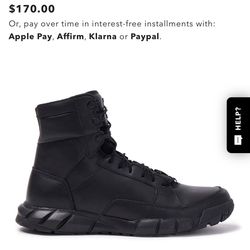 OAKLEY LT ASSULT BOOTS SZ 11