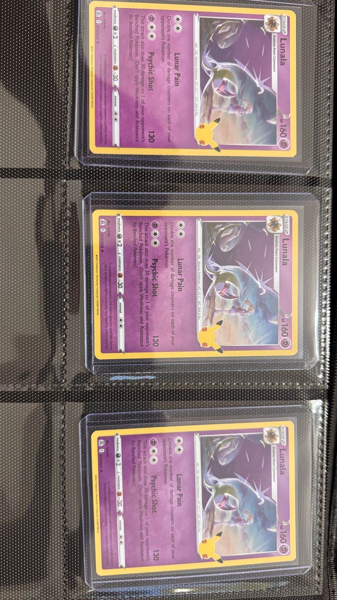 Lunala Celebrations Pokemon Collection