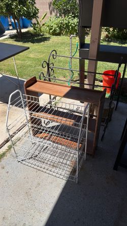 Shoes rack and book rack