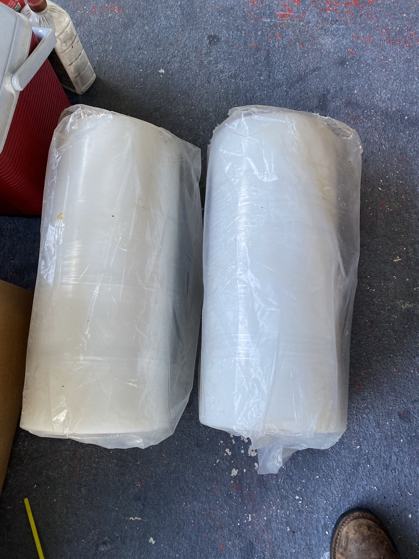 Plastic wrap two reels