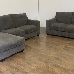 Ashley Furniture Sectional & Loveseat 