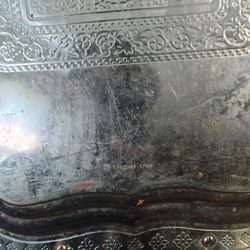 Vintage Silver-Plated Serving Tray