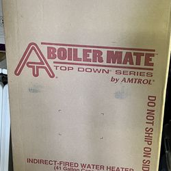 BOILER MATE TOP DOWN® SERIES by AMTROL® INDIRECT-FIRED WATER HEATER (41 Gallon Capacity)