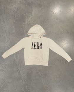 AERO FLOWER HOODIE WHITE M