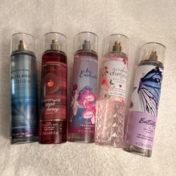 Bath And Bodyworks Assorted Bodysprays 