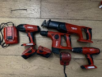 Hilti 18V Cordless Tool Set – 4 Tools + Charger