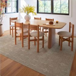 New Ruggable Flatwoven Washable Alina Rug, 8' x 10'