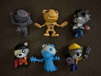 Piggy Roblox Mini Figures Set of 6