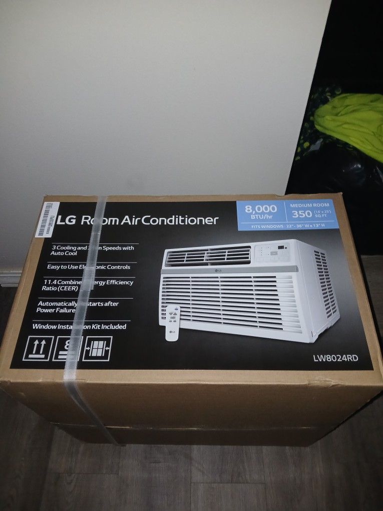 New LG 8000. Btu Ac