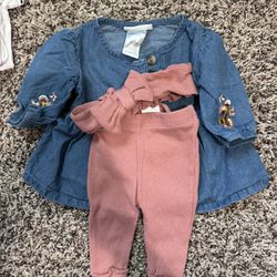 Baby Girl Clothes  0-6 