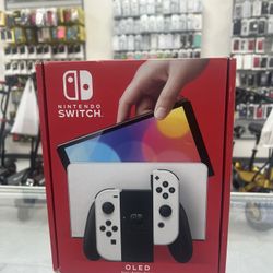 Nintendo Switch OLED All White! Finance For $50 Down Payment!!