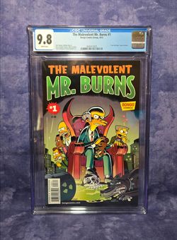 The Malevolent Mr. Burns #1 2013 CGC 9.8 WP