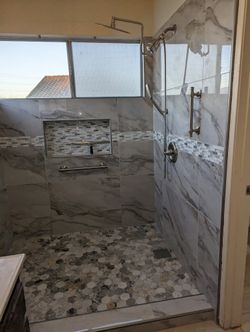 Tile, Showers, Flooring