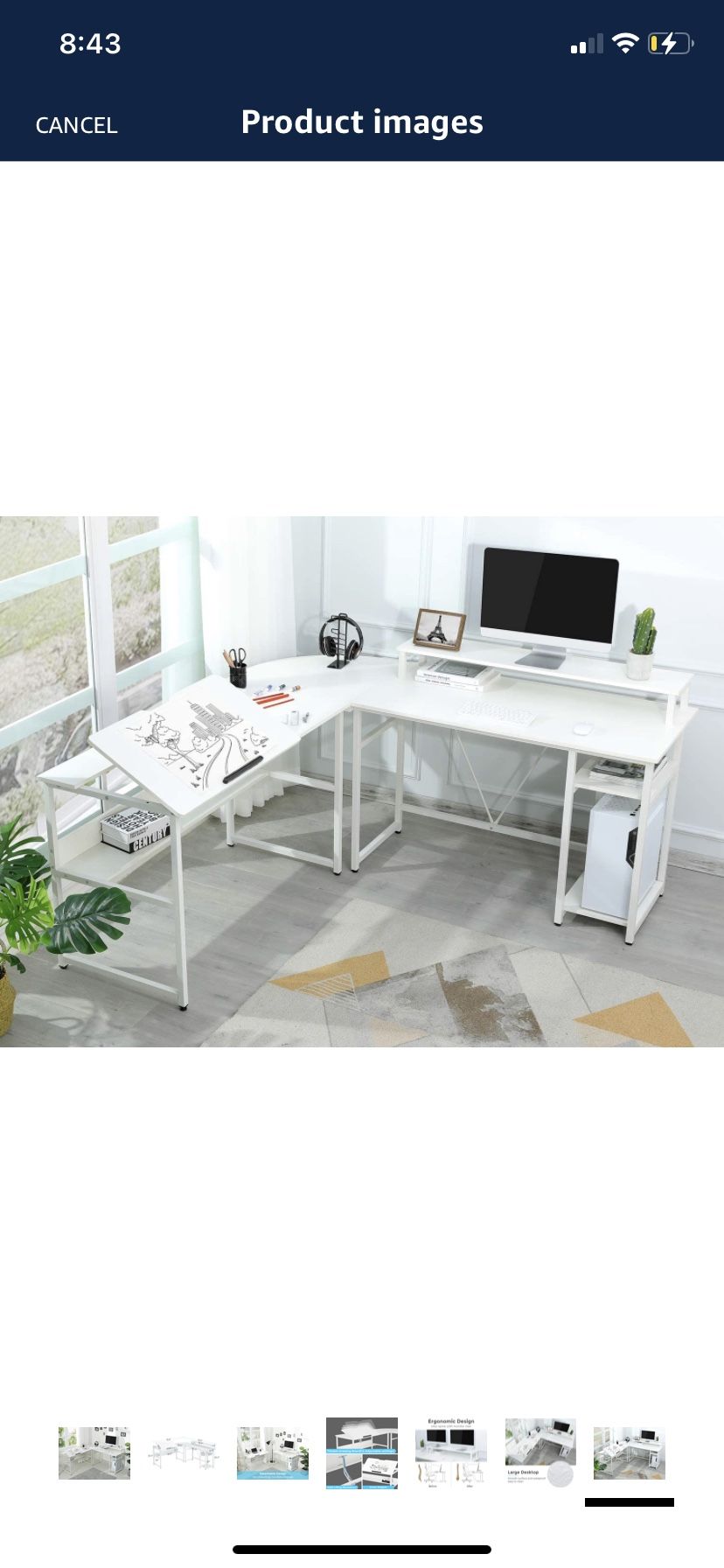Corner Desk With Drawing Board