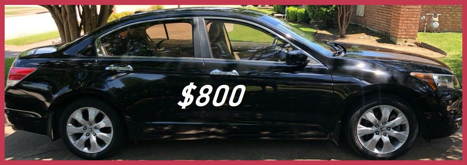 🔑🔥URGENT $8OO Very nice 2OO9🔑 Honda Accord Sedan V6 EX-L
