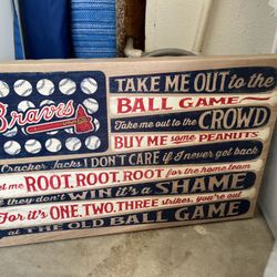 Braves MLB canvas wall art