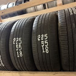 225/55 18 Full Set Of 4 Tires Brand Falken
