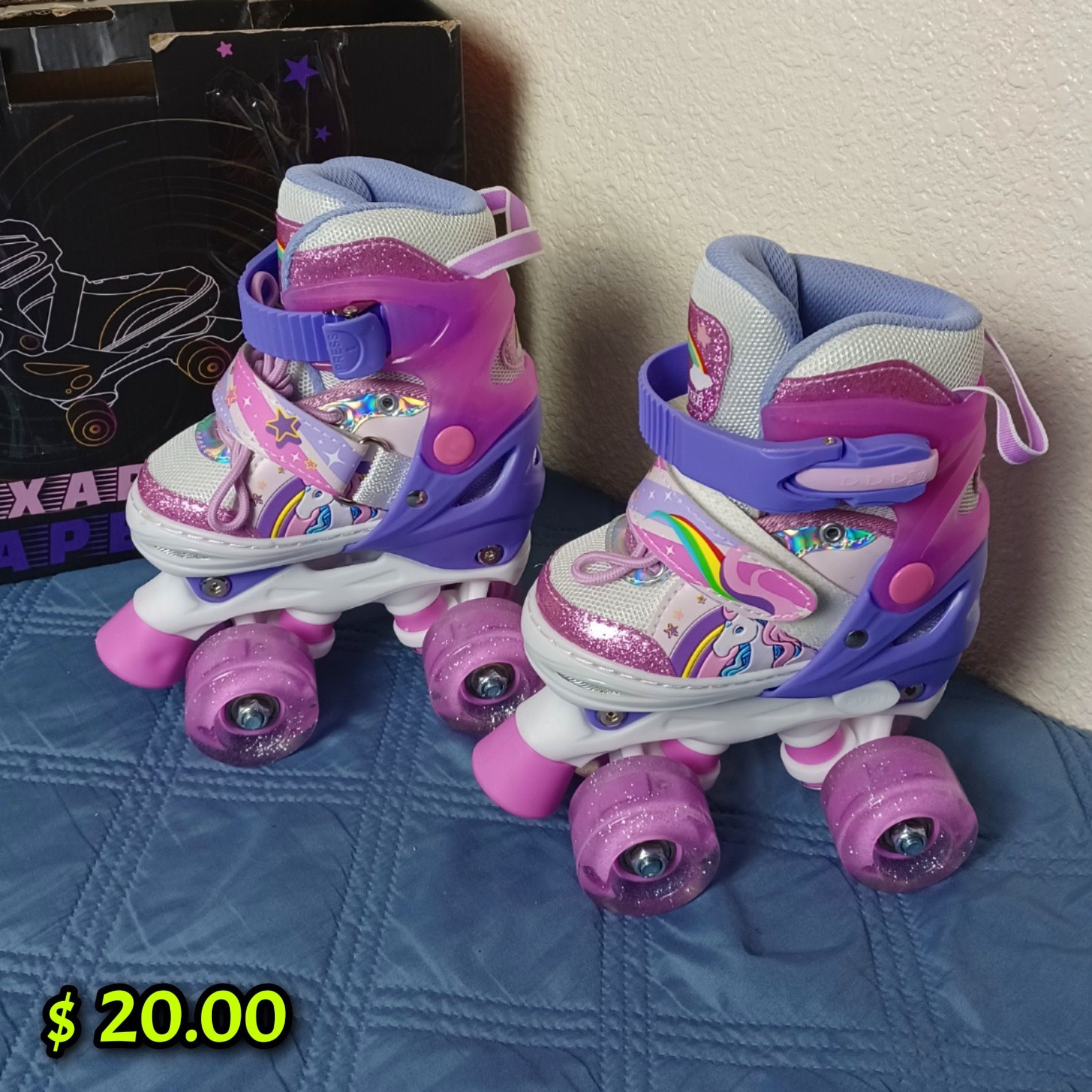 Xaperni XS Roller Skates Pink/purple