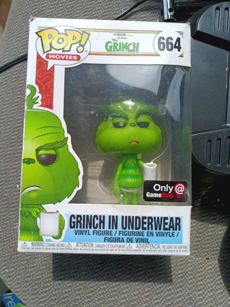 Pop Grinch In Underwear 