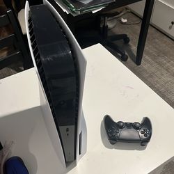 PlayStation 5 and controller