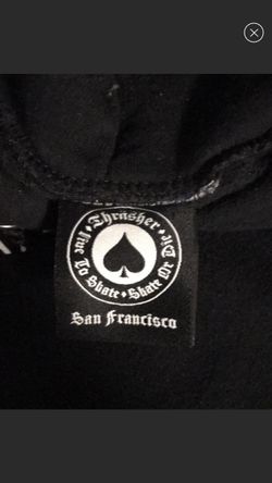 BLACK THRASHER HOODIE