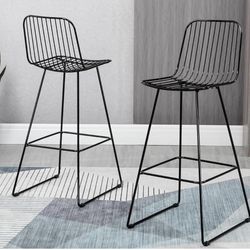 Modern Bar Chair Set Of 2 