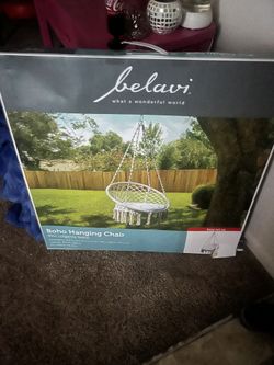 Boho Hanging Chair Brand New In Box ! 