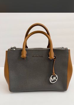 Michael Kors Two-Tone Saffiano Leather Satchel