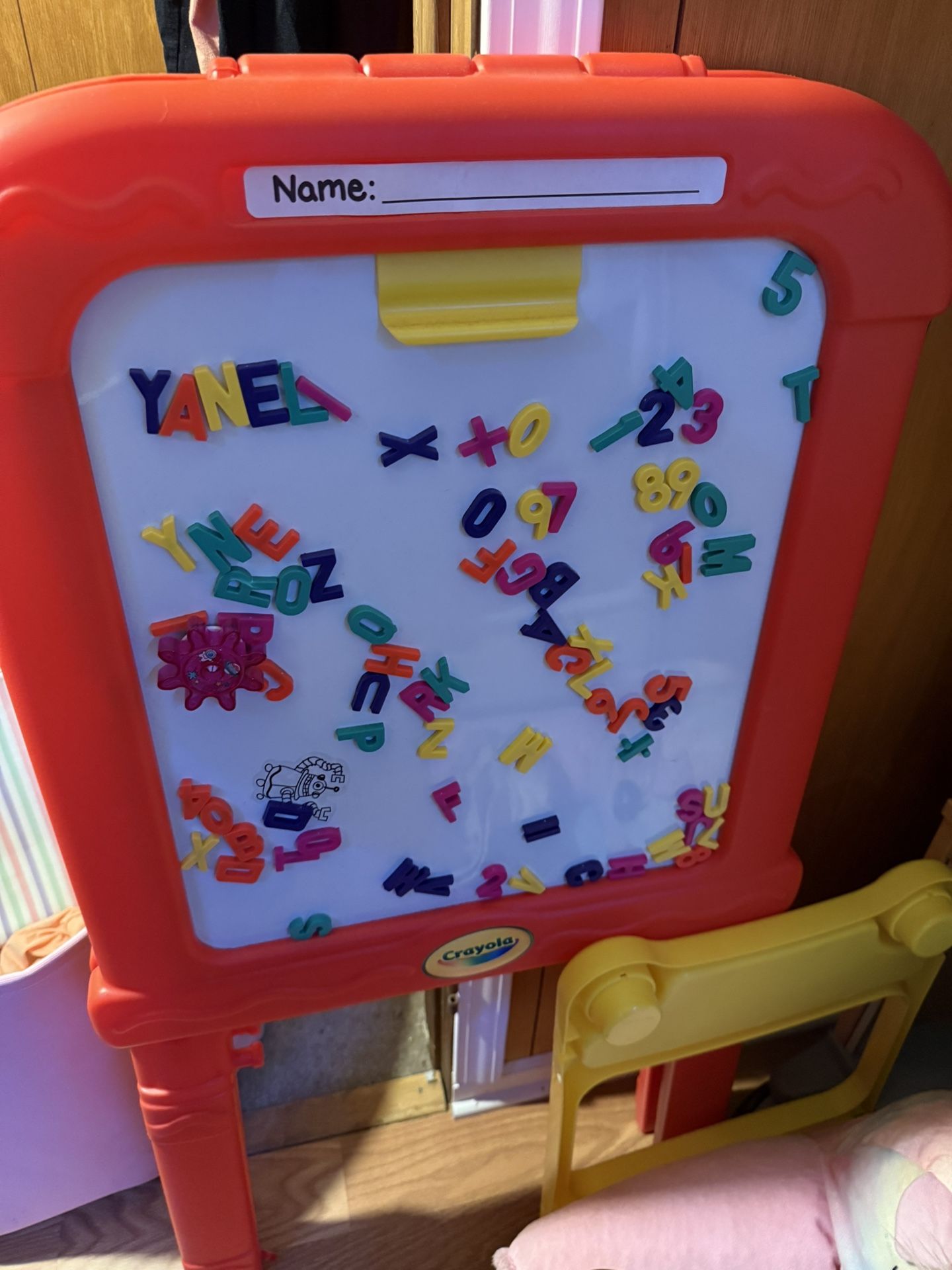 Crayola Easel Magnetic Dry Erase and Chalk Board