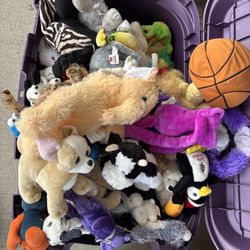 Many stuffed Animals