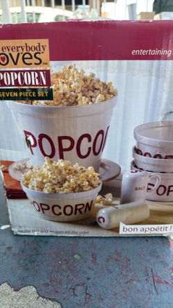 Vintage Popcorn glass set