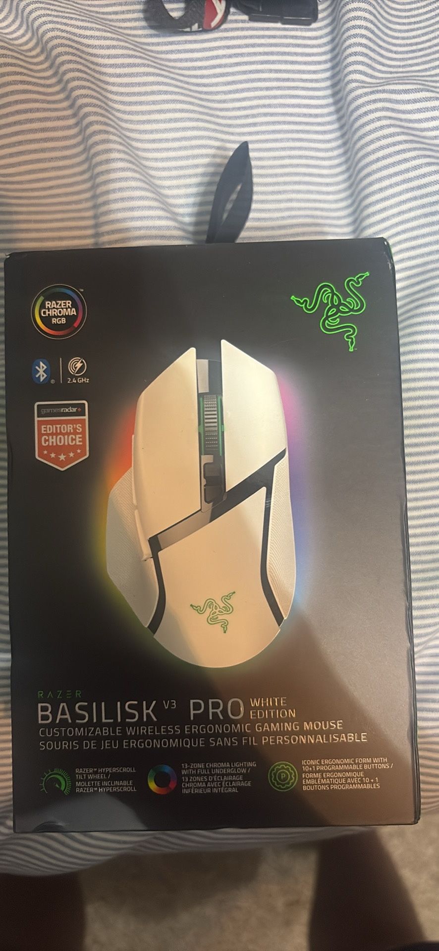 Basilisk V3 Pro White Edition