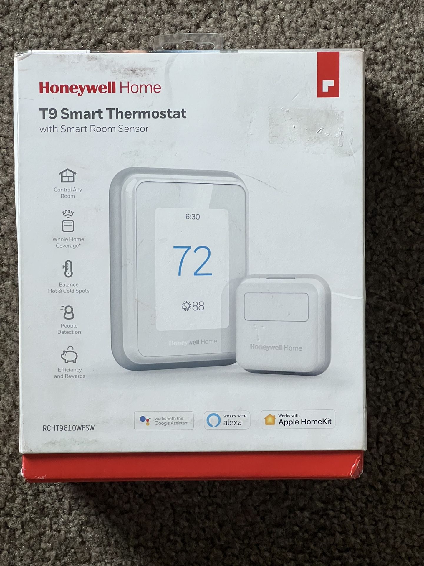 Honeywell T9 Smart Thermostat With Sensor