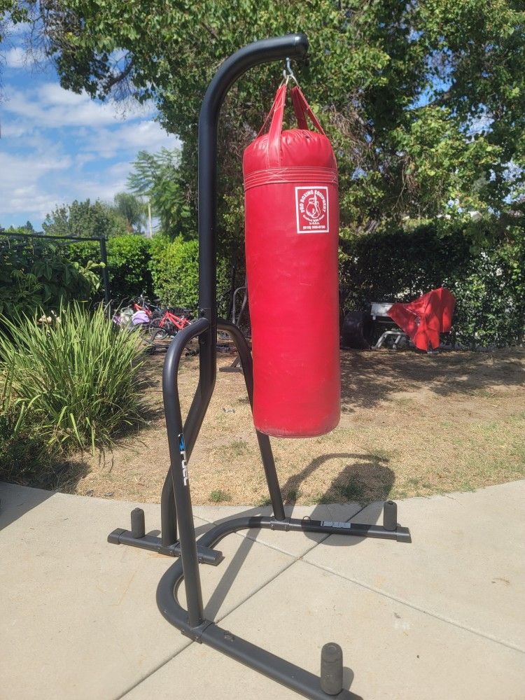 Everlast Stand With 80 Pound Bag