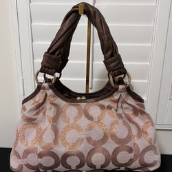 Pre-owned Vintage Coach bag Large satchel Parker Opt With Dust bag. 